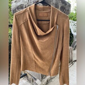Brown suede jacket